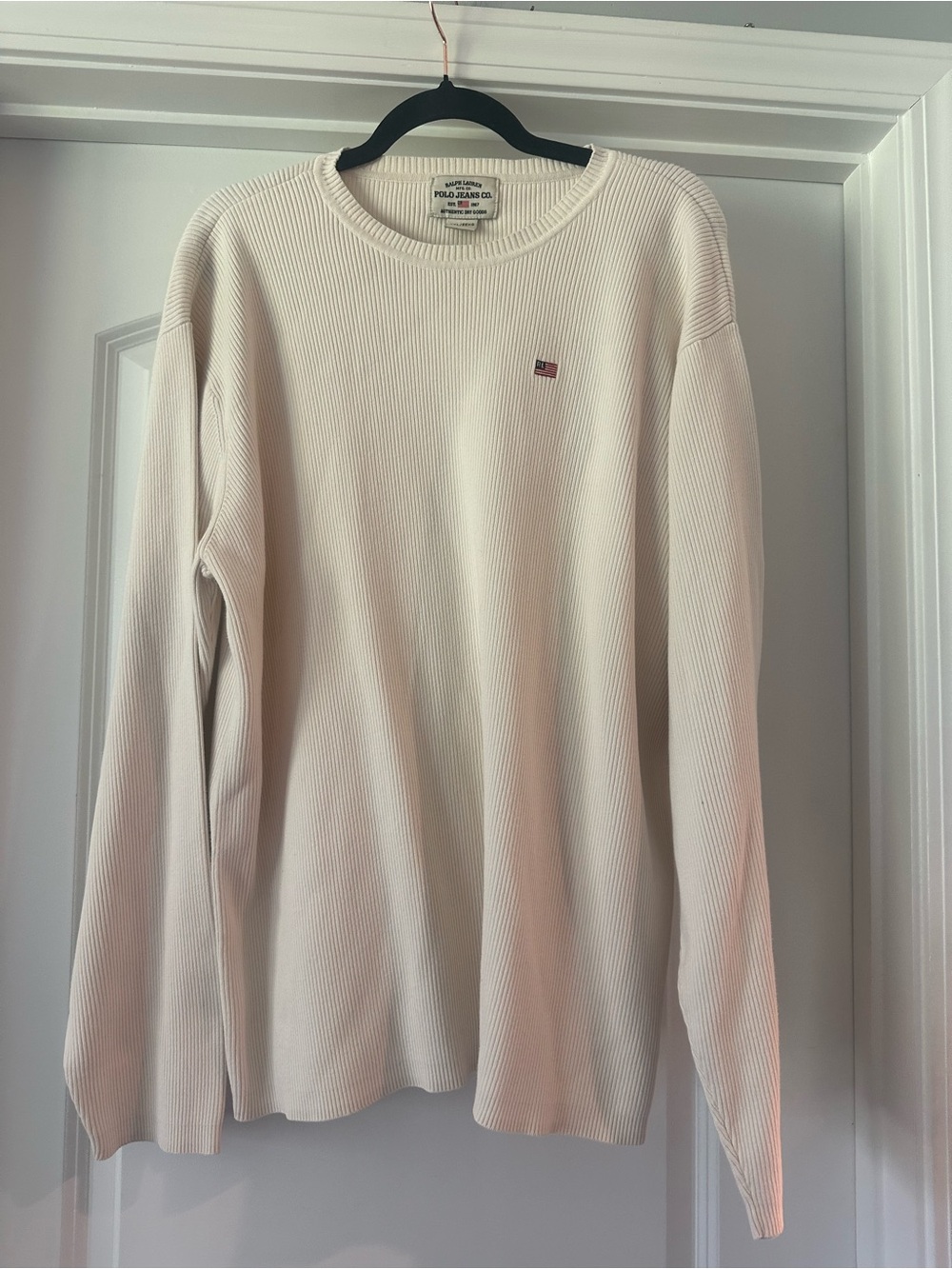 Vintage Ralph Lauren Ribbed Crewneck Sweater